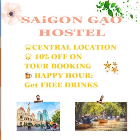 Saigon Gao Hostel Ho Chi Minh City Bagian luar foto
